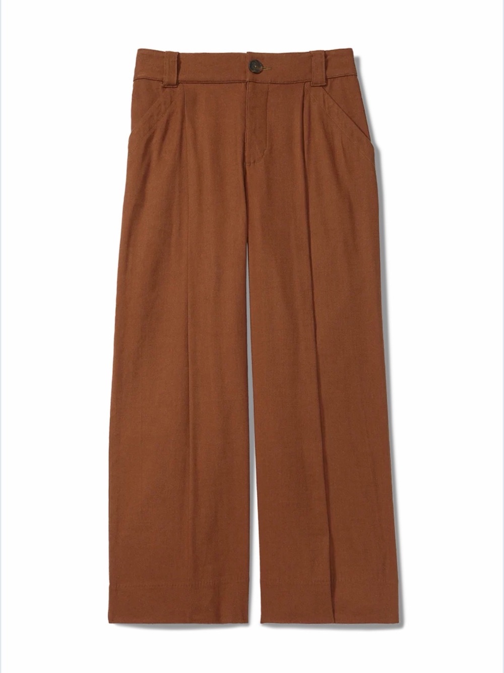 Women’s Cabi Cruise Crop Wide-Leg Pants-Sienna